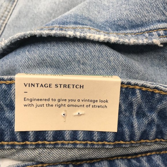 Universal Thread Women's Size 22W Vintage Midi Short Cut Off Blue Denim New - Picture 4 of 14